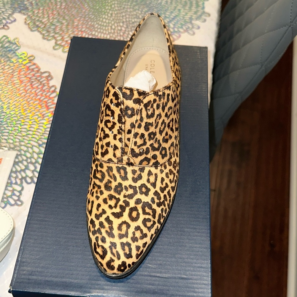 Cole Haan Leopard oxford